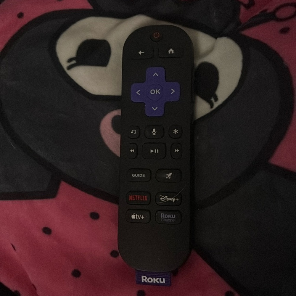 ROKU voice remote and is rechargeable.